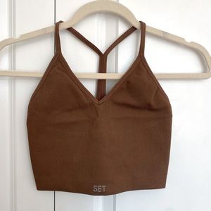 SET Active Sculptflex Ribbed V Mocha Size Medium